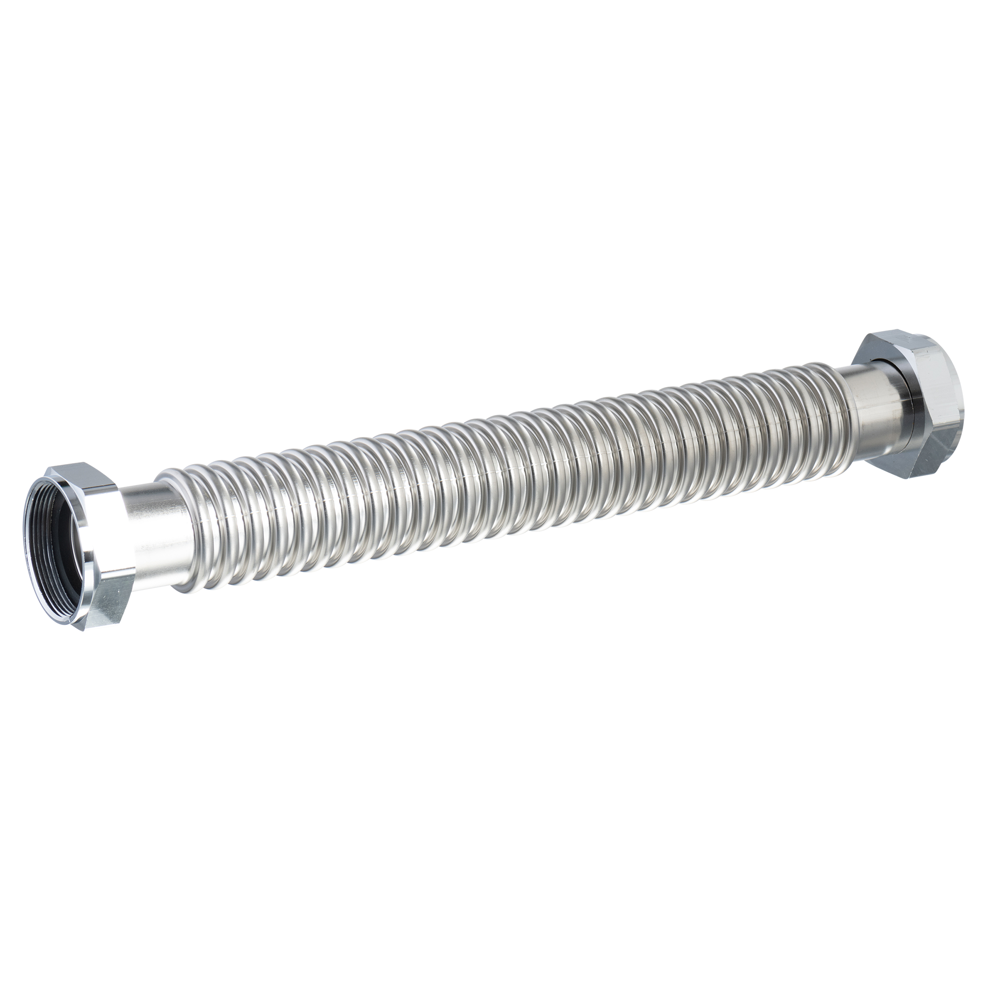 Intelmann Aluminium Flexible Pipe 71 mm, Length 5 m + 2 Stainless Steel  Hose Clamps