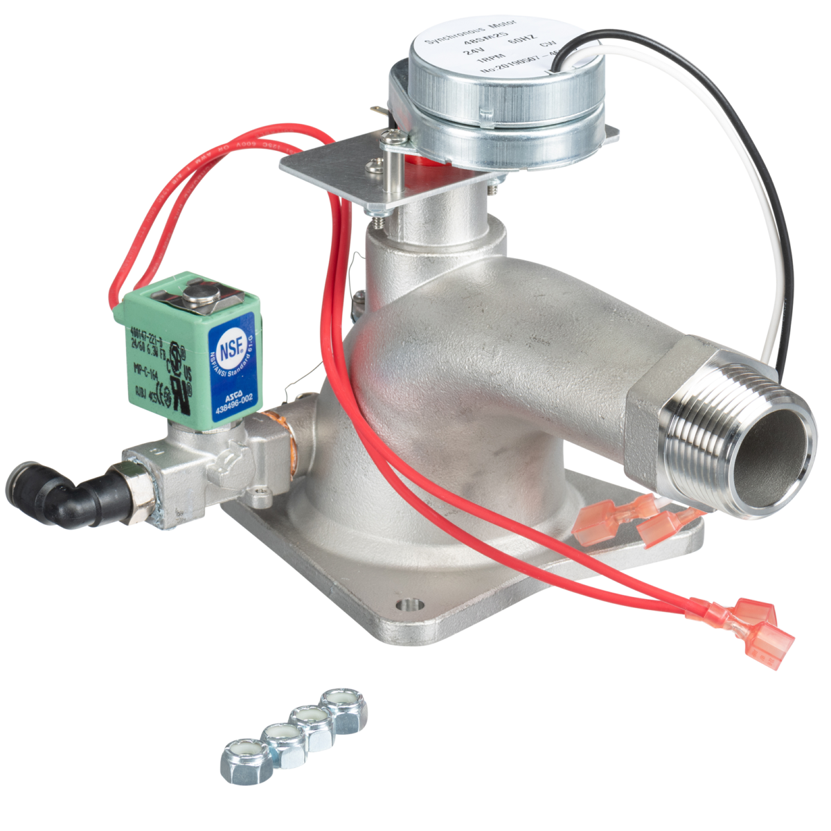 Stainless Steel Manifold Top with Thermistor/Purge Valve Kit 1